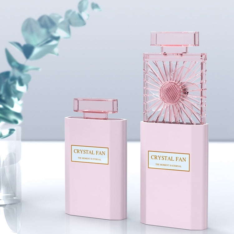 Perfume Shape Portable Fan Hidden Blade Fan