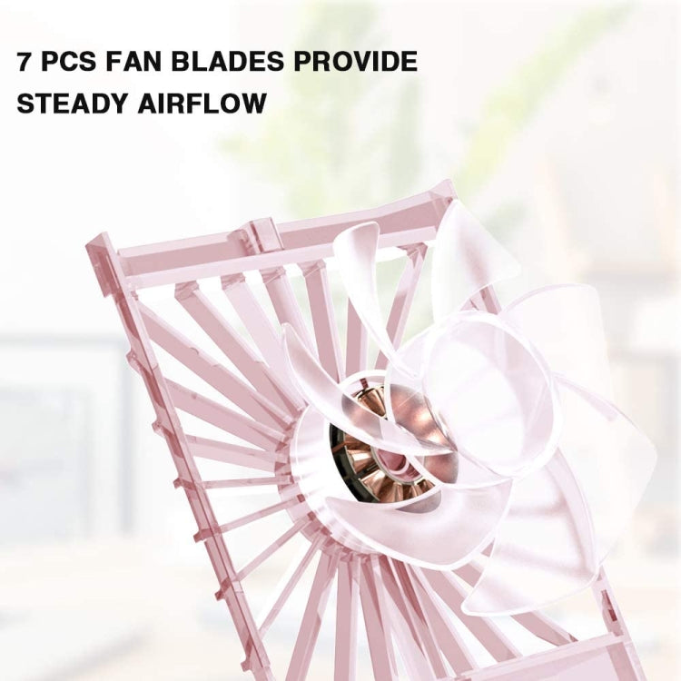 Perfume Shape Portable Fan Hidden Blade Fan