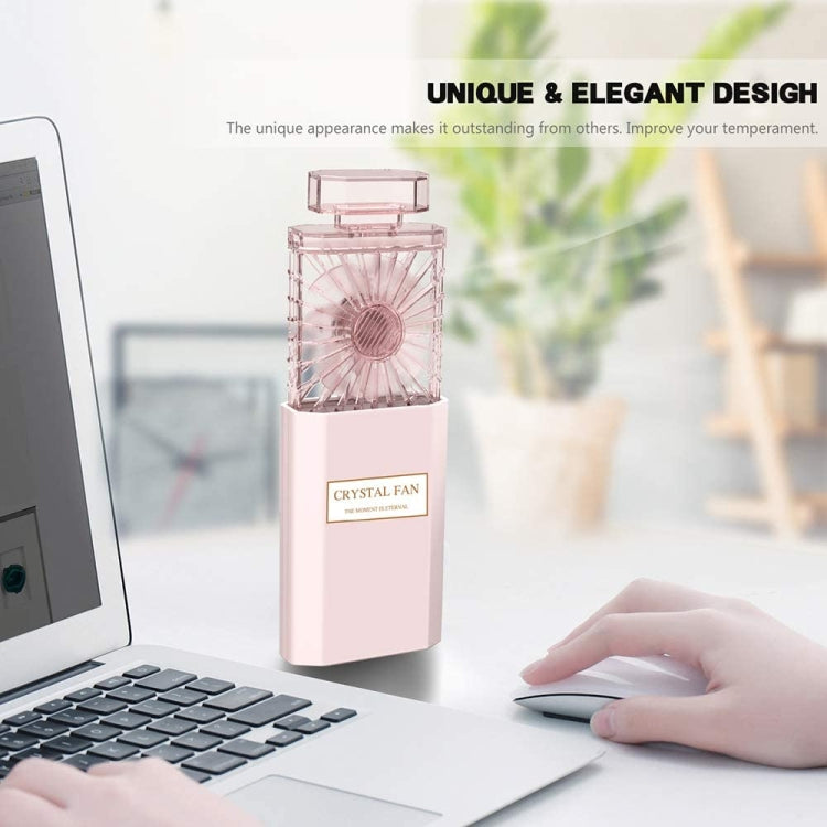 Perfume Shape Portable Fan Hidden Blade Fan