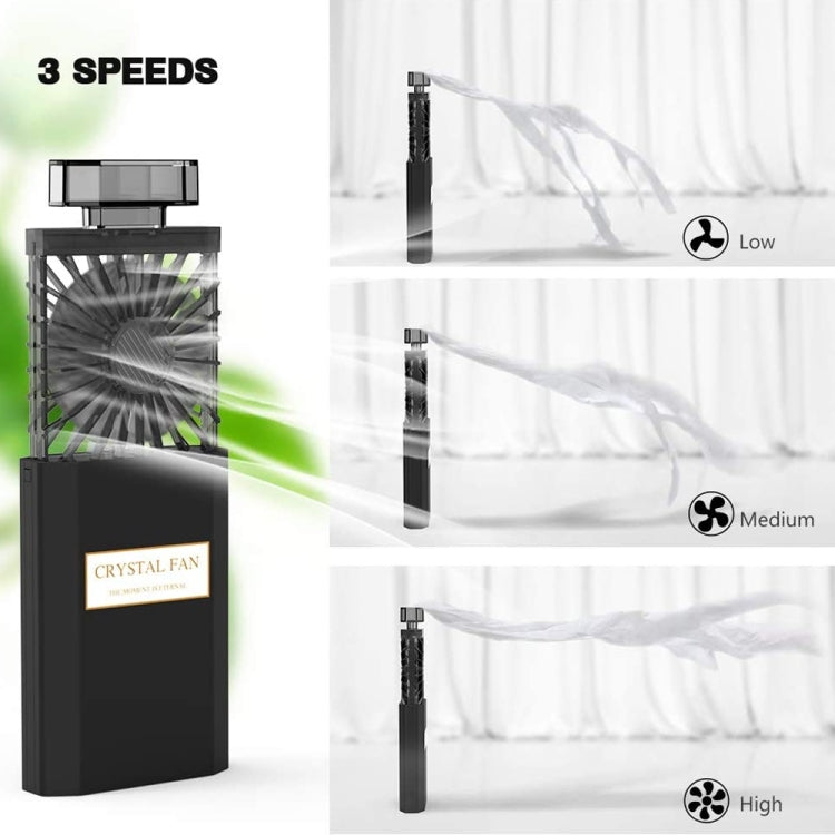 Perfume Shape Portable Fan Hidden Blade Fan