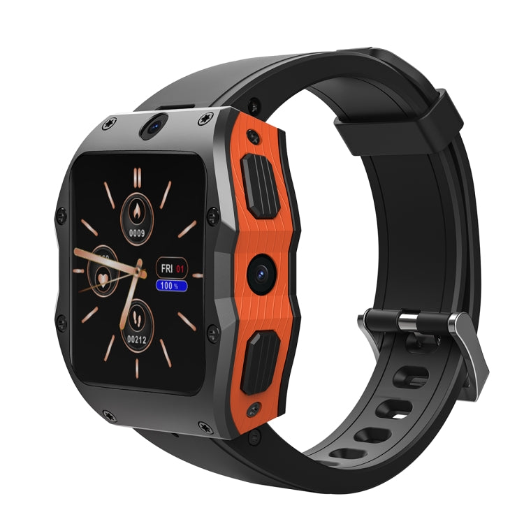 Model X 1.99 inch IP68 Waterproof Android 9.0 4G Dual Cameras Matte Smart Watch, Specification:
