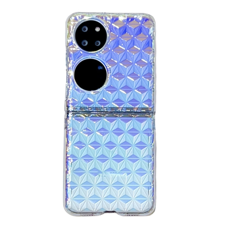 For Huawei P50 Colorful Diamond Texture PC Phone Case
