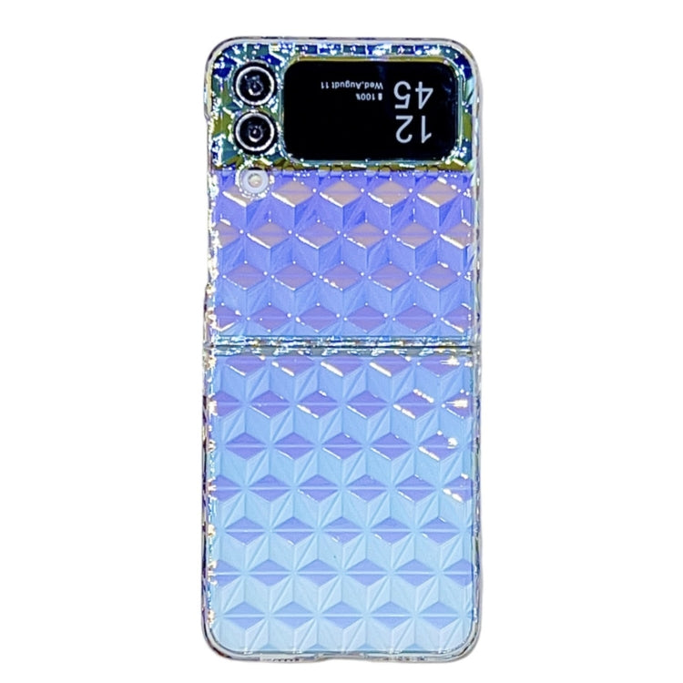 For Samsung Galaxy Z Flip4 Colorful Diamond Texture PC Phone Case