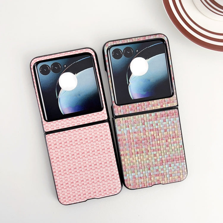 For Motorola Razr 50 Fantasy Weave Pattern Protective Phone Case