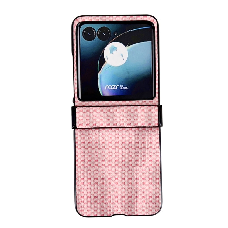 For Motorola Razr 40 Ultra Fantasy Weave Pattern Three-piece Set Protective Phone Case