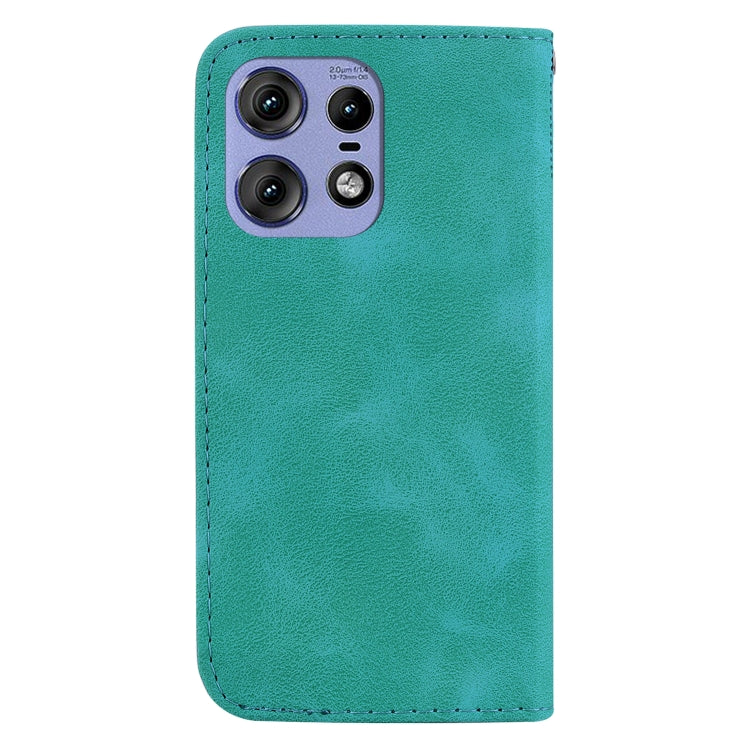 For Motorola Edge 50 Pro Seven-shaped Embossed Leather Phone Case