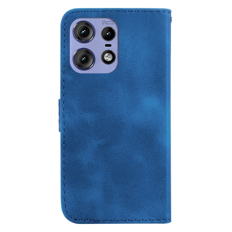 For Motorola Edge 50 Pro Seven-shaped Embossed Leather Phone Case