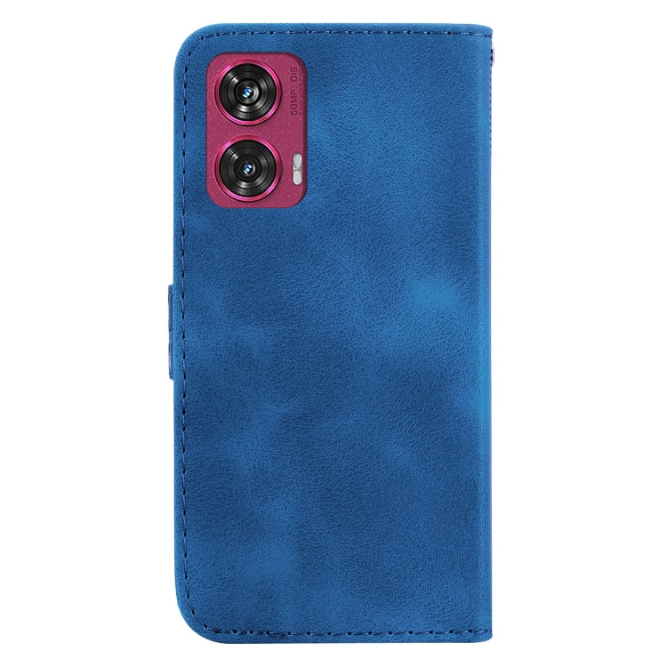 For Motorola Edge 50 Fusion Seven-shaped Embossed Leather Phone Case
