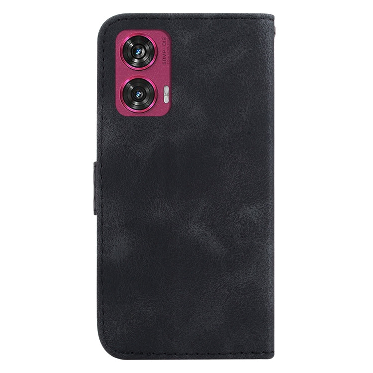 For Motorola Edge 50 Fusion Seven-shaped Embossed Leather Phone Case