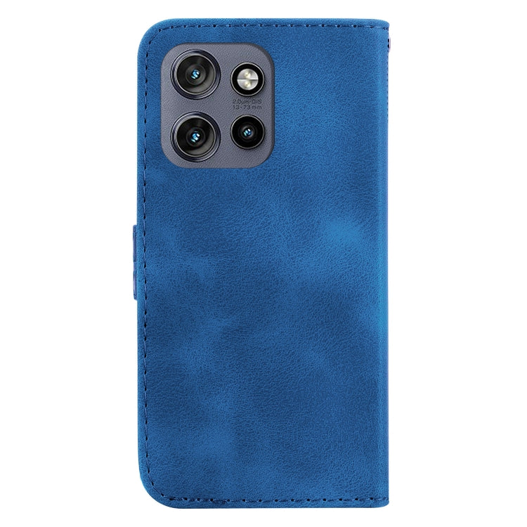 For Motorola Edge 50 Neo 5G Global Seven-shaped Embossed Leather Phone Case