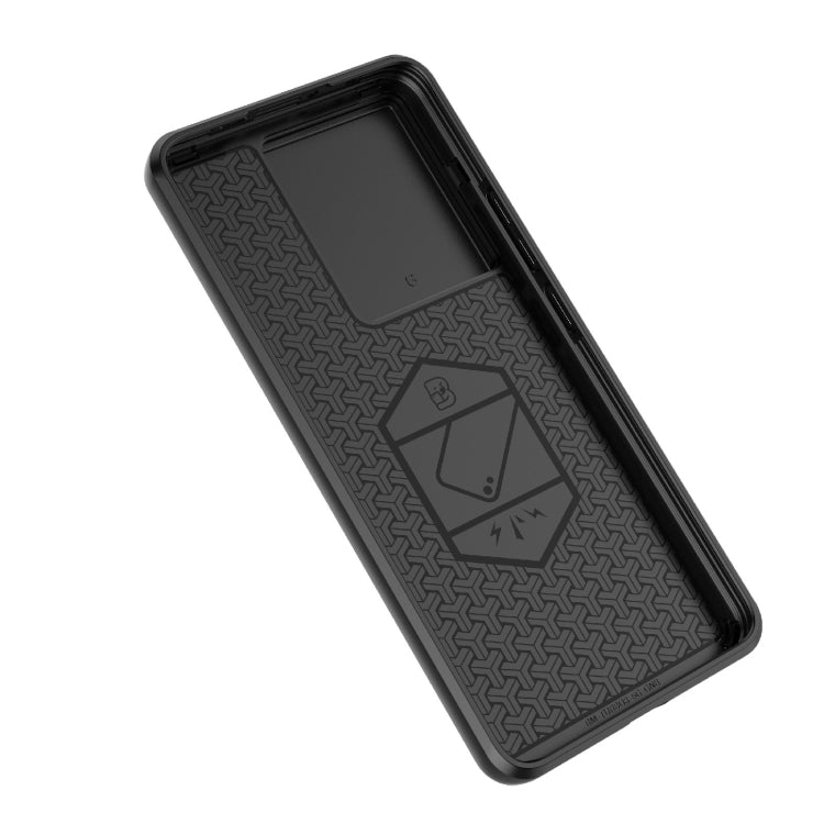 For Xiaomi Redmi Turbo 3 5G Sliding Camshield TPU + PC Shockproof Phone Case with Holder