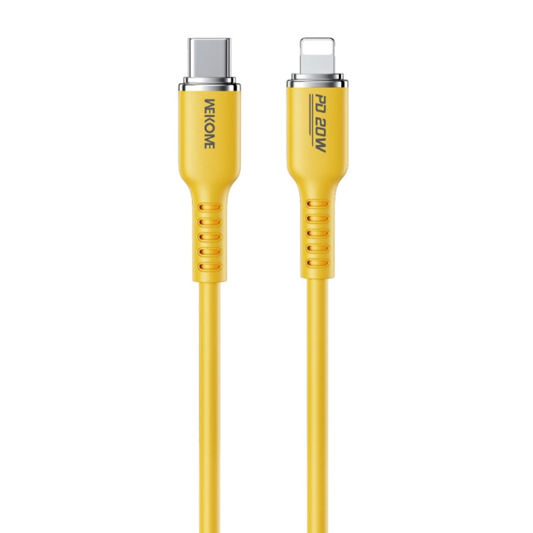 WK WDC-10 PD 20W USB-C/Type-C to 8 Pin Silicone Data Cable, Length: 1.2m