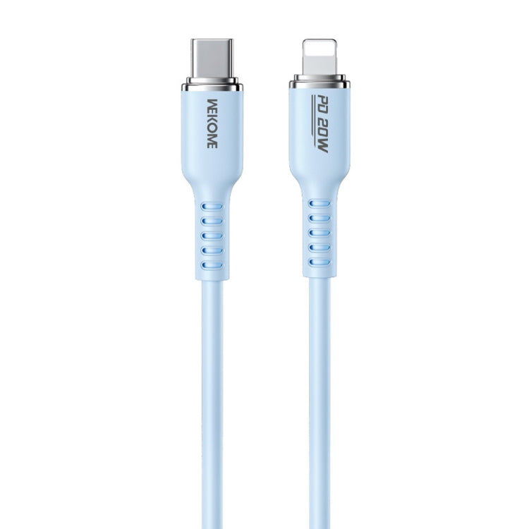 WK WDC-10 PD 20W USB-C/Type-C to 8 Pin Silicone Data Cable, Length: 1.2m