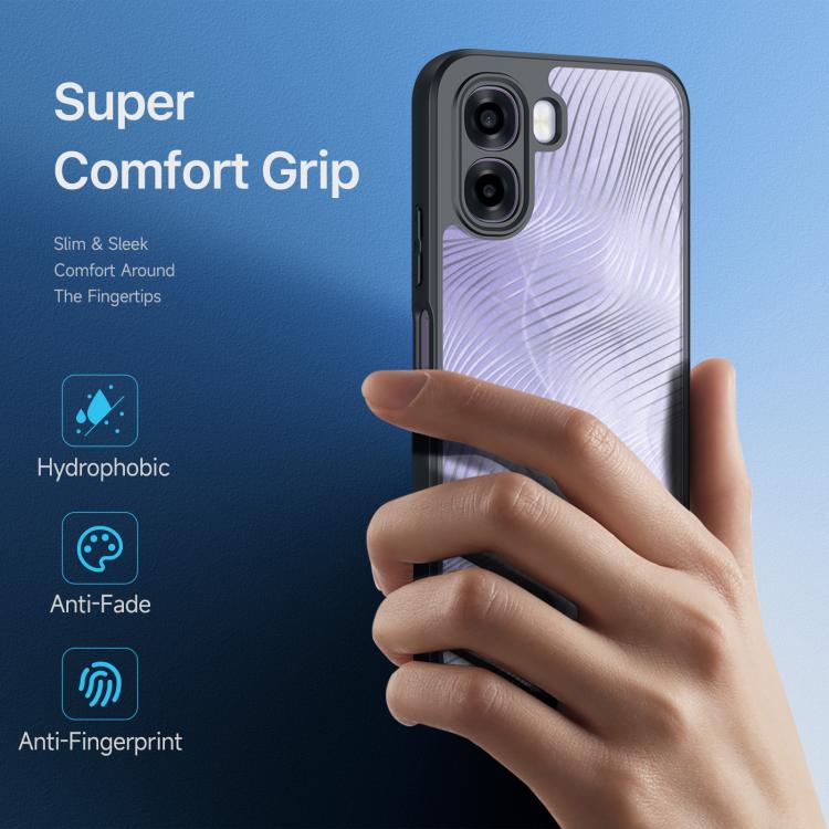 For OPPO A6x 4G / 5G DUX DUCIS Aimo Series Frosted Feel Phone Case - Black