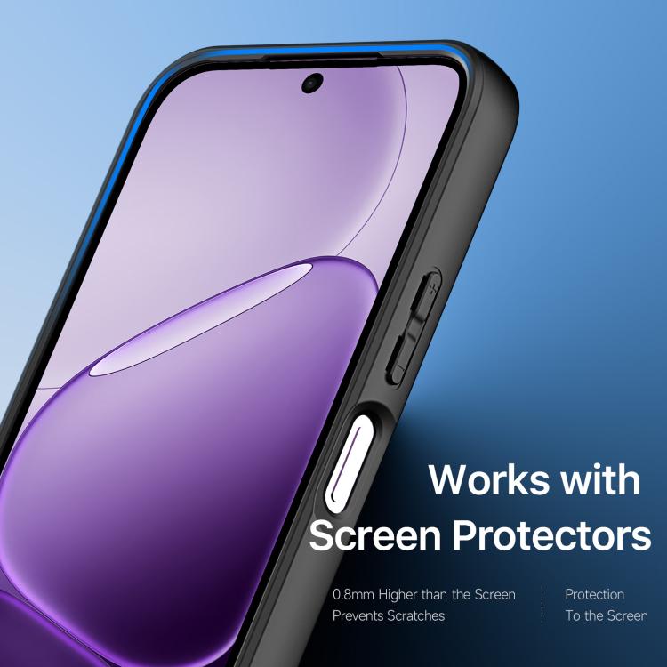 For OPPO A6x 4G / 5G DUX DUCIS Aimo Series Frosted Feel Phone Case - Black