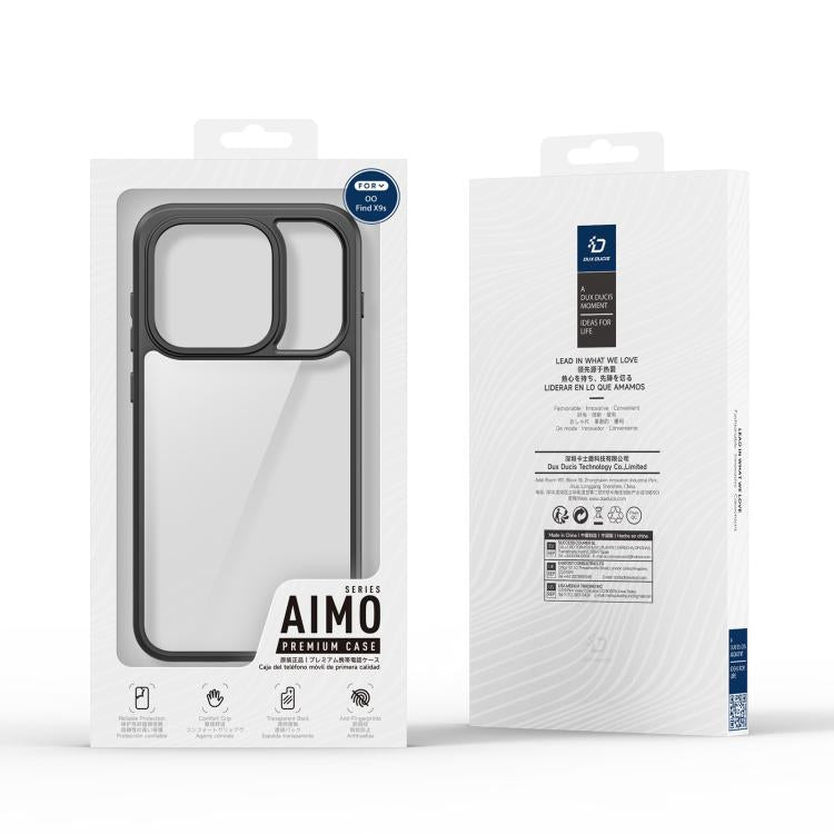 For OPPO Find X9s DUX DUCIS Aimo Series Frosted Feel Phone Case - Black