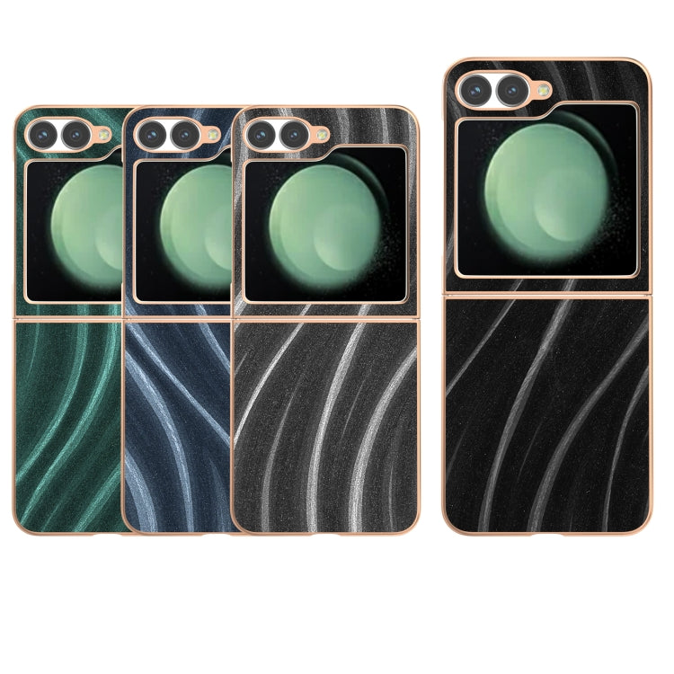 For Samsung Galaxy Z Flip6 / Flip7 FE Nano Electroplating Galactic Pattern Protective Phone Case
