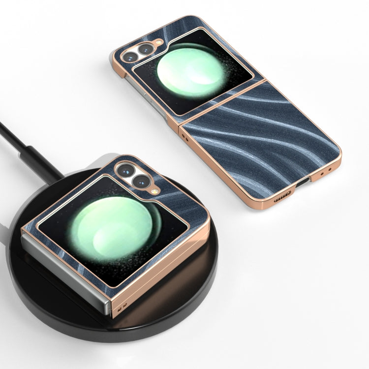 For Samsung Galaxy Z Flip6 / Flip7 FE Nano Electroplating Galactic Pattern Protective Phone Case