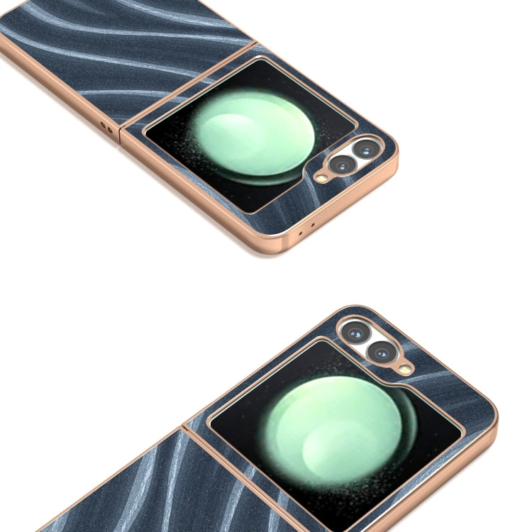 For Samsung Galaxy Z Flip6 / Flip7 FE Nano Electroplating Galactic Pattern Protective Phone Case