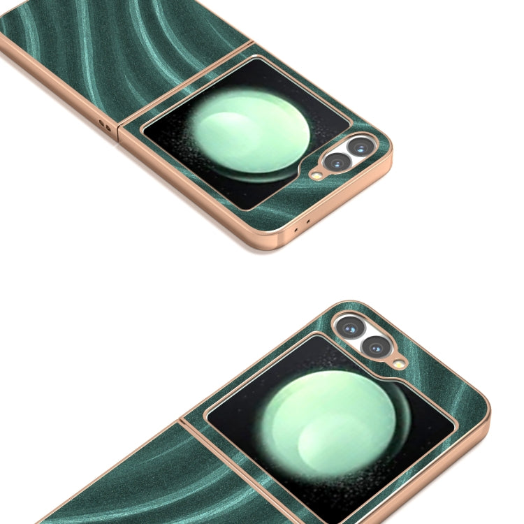 For Samsung Galaxy Z Flip6 / Flip7 FE Nano Electroplating Galactic Pattern Protective Phone Case