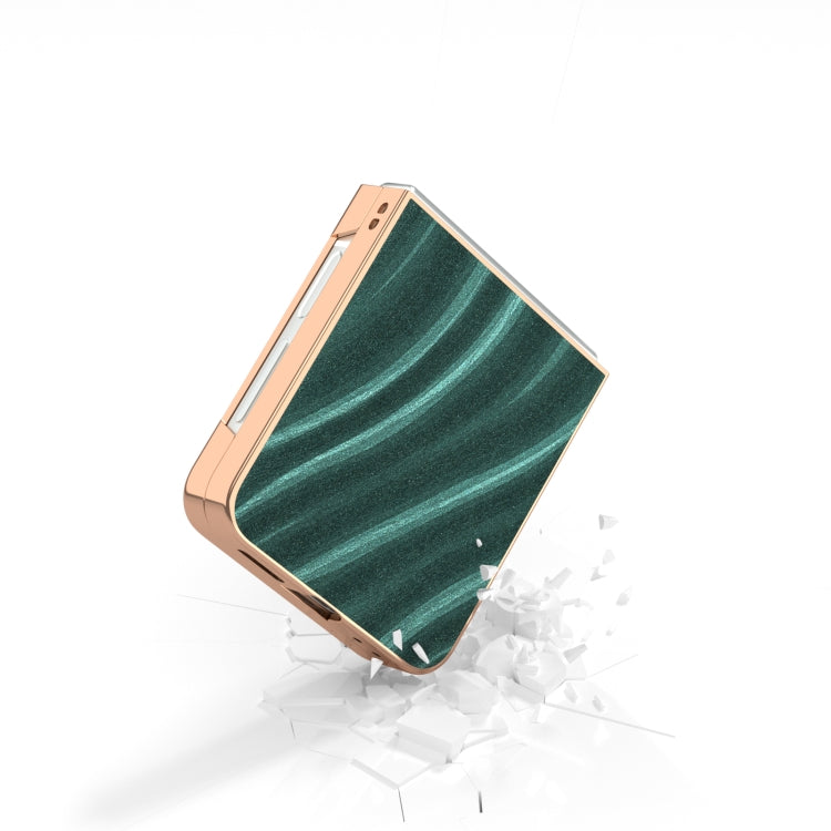 For Samsung Galaxy Z Flip6 / Flip7 FE Nano Electroplating Galactic Pattern Protective Phone Case