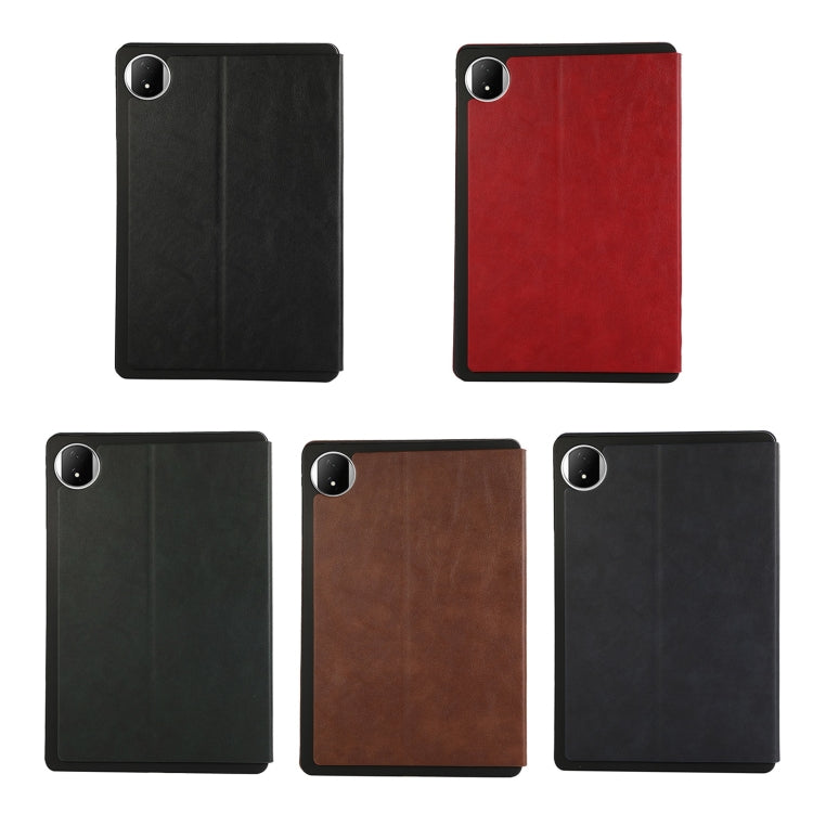 For Honor MagicPad 2 12.3 Simple Crazy Horse Leather Tablet Case