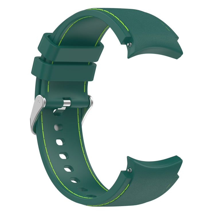 For Samsung Galaxy Watch 6 / 6 Classic Leather Silicone Watch Band