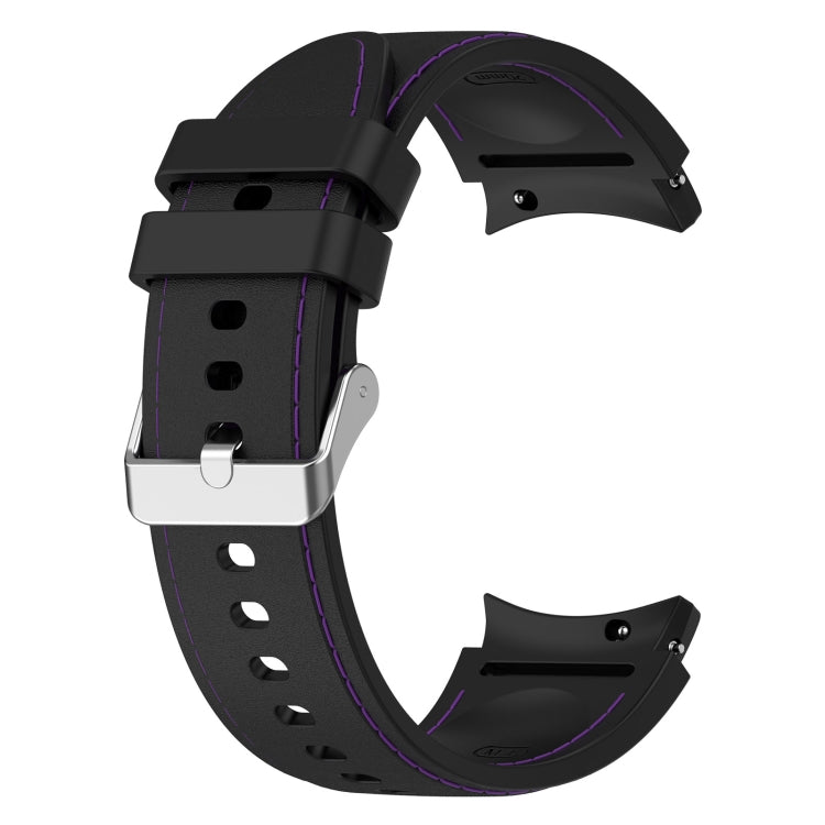 For Samsung Galaxy Watch 6 / 6 Classic Leather Silicone Watch Band