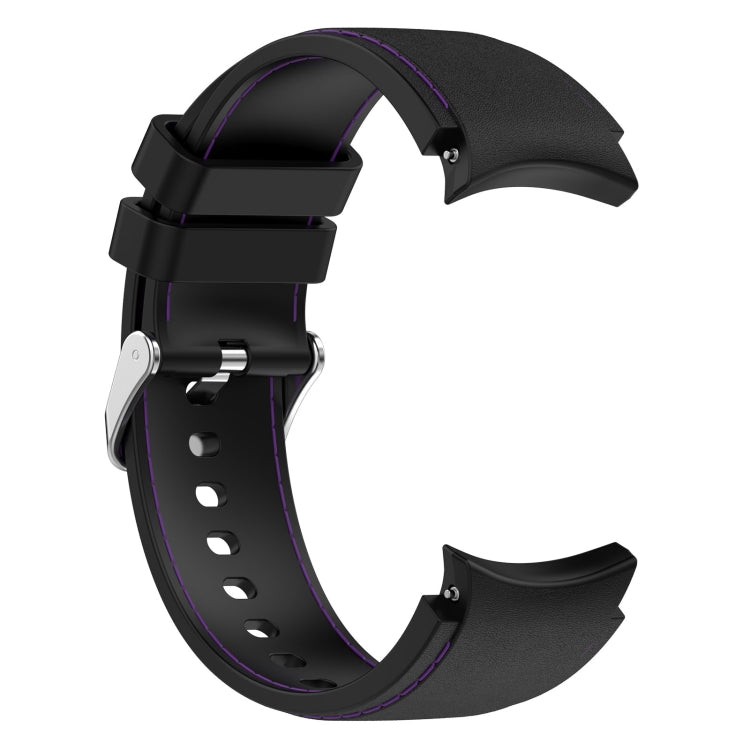 For Samsung Galaxy Watch 6 / 6 Classic Leather Silicone Watch Band
