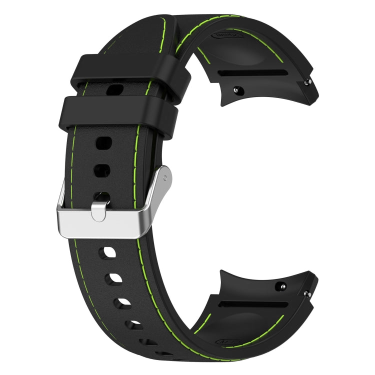 For Samsung Galaxy Watch 6 / 6 Classic Leather Silicone Watch Band