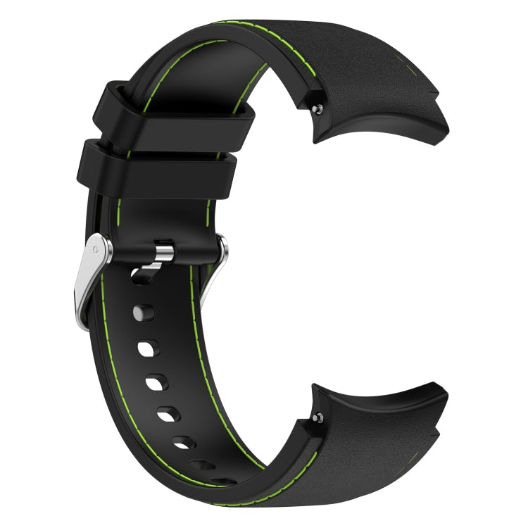 For Samsung Galaxy Watch 6 / 6 Classic Leather Silicone Watch Band