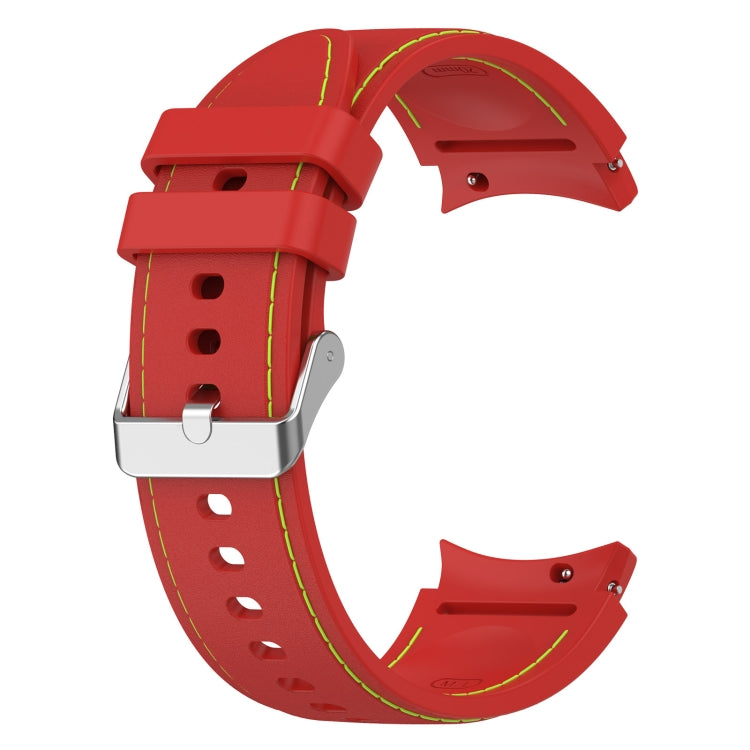 For Samsung Galaxy Watch 6 / 6 Classic Leather Silicone Watch Band