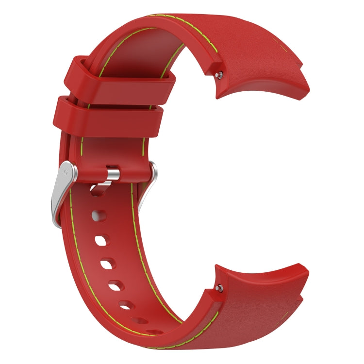 For Samsung Galaxy Watch 6 / 6 Classic Leather Silicone Watch Band
