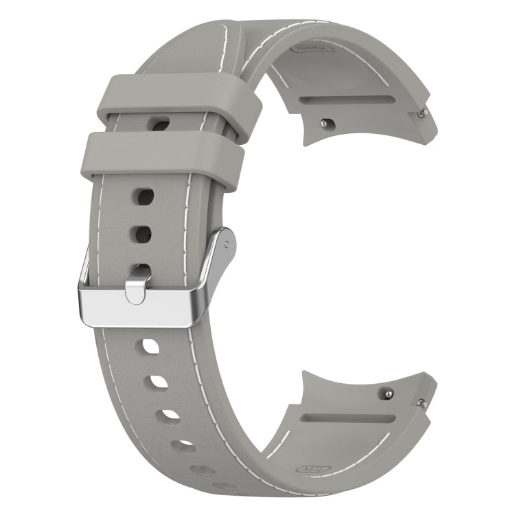 For Samsung Galaxy Watch 6 / 6 Classic Leather Silicone Watch Band