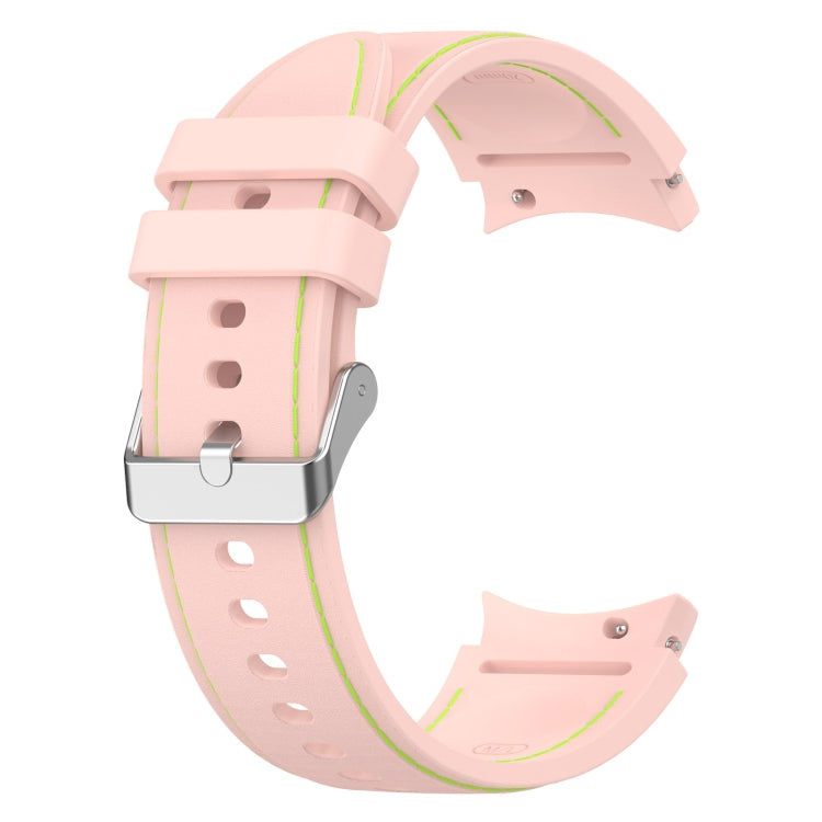 For Samsung Galaxy Watch 6 / 6 Classic Leather Silicone Watch Band