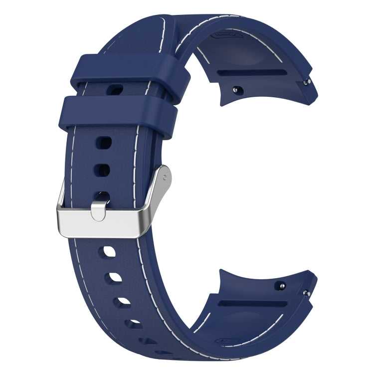 For Samsung Galaxy Watch 6 / 6 Classic Leather Silicone Watch Band