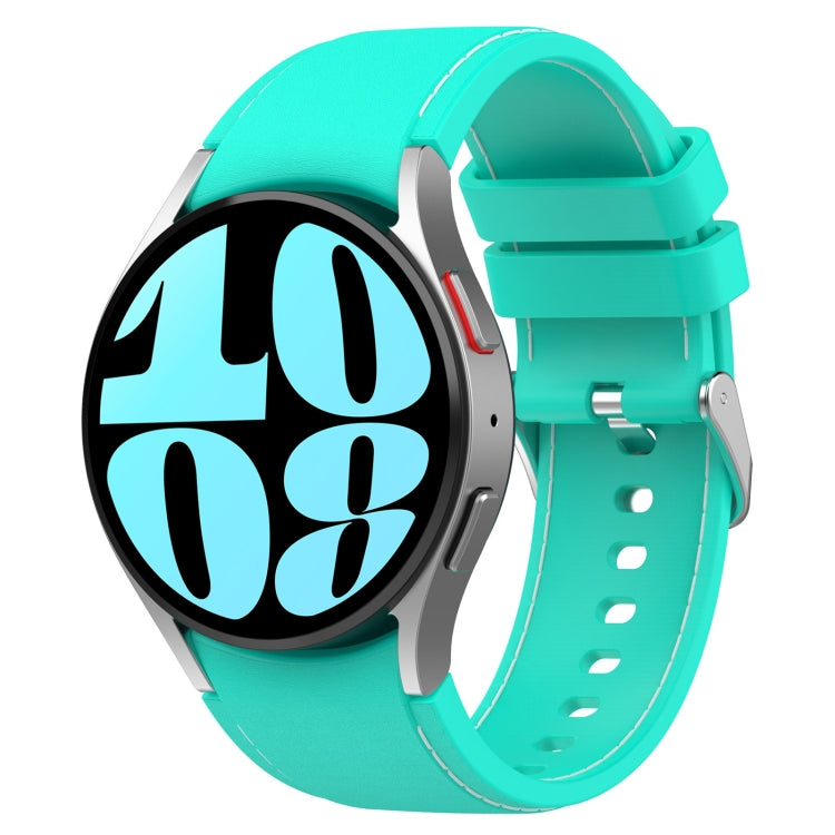 For Samsung Galaxy Watch 6 / 6 Classic Leather Silicone Watch Band