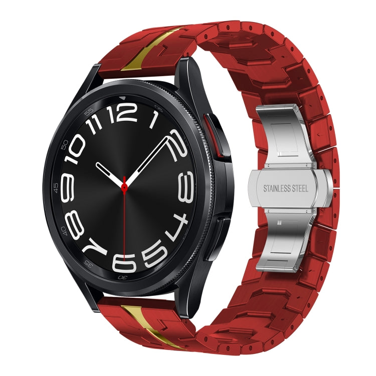 For Samsung Galaxy Watch 6 / 6 Classic Stainless Steel Metal Watch Band
