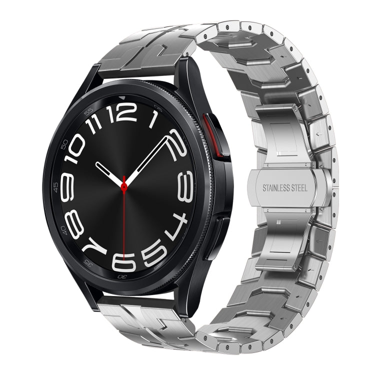 For Samsung Galaxy Watch 6 / 6 Classic Stainless Steel Metal Watch Band