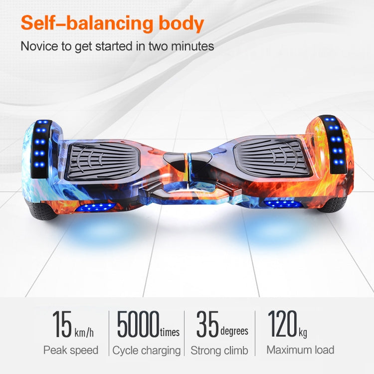 High Configuration Version Bluetooth Marquee Light Electric Balance Car Scooter for Children and Adult, with 7 inch Luminous Wheels