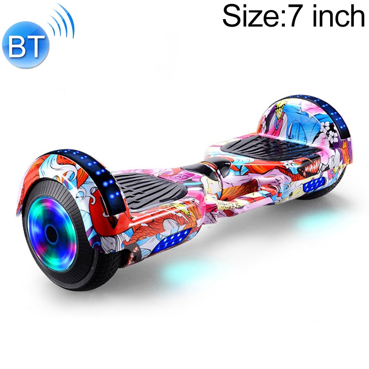 High Configuration Version Bluetooth Marquee Light Electric Balance Car Scooter for Children and Adult, with 7 inch Luminous Wheels