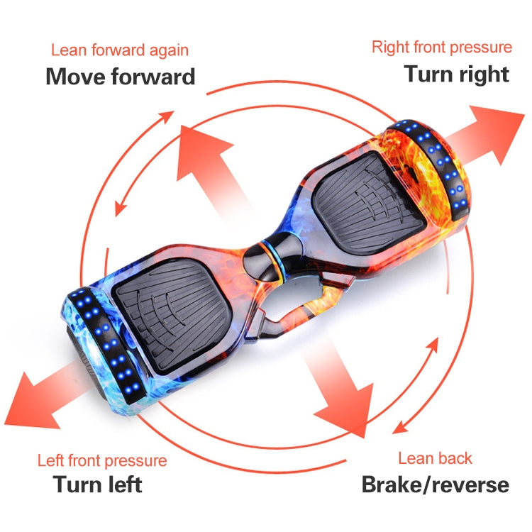 High Configuration Version Bluetooth Marquee Light Electric Balance Car Scooter for Children and Adult, with 7 inch Luminous Wheels