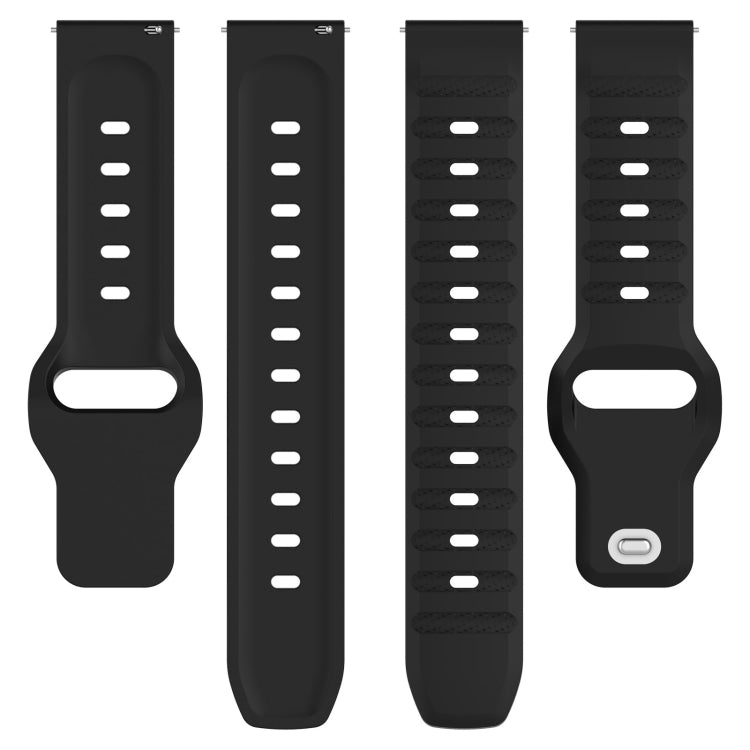 For Samsung Galaxy Watch 6 / 6 Classic Pockmark Texture Reverse Buckle Silicone Watch Band