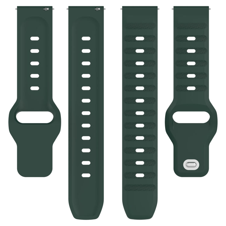 For Samsung Galaxy Watch 6 / 6 Classic Pockmark Texture Reverse Buckle Silicone Watch Band