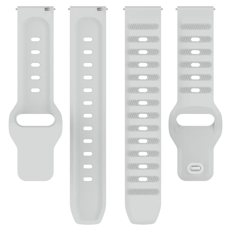 For Samsung Galaxy Watch 6 / 6 Classic Pockmark Texture Reverse Buckle Silicone Watch Band