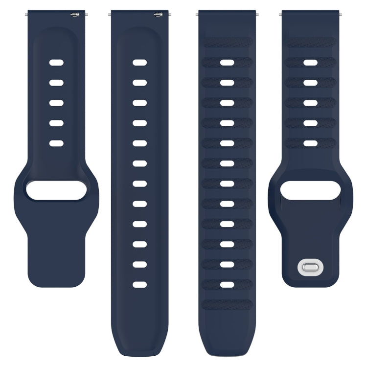 For Samsung Galaxy Watch 6 / 6 Classic Pockmark Texture Reverse Buckle Silicone Watch Band