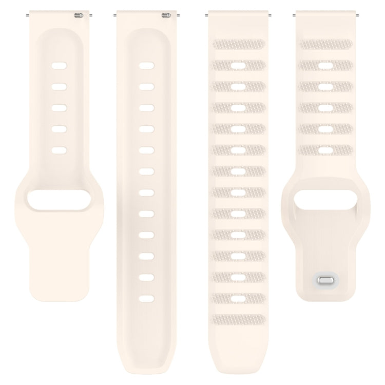 For Samsung Galaxy Watch 6 / 6 Classic Pockmark Texture Reverse Buckle Silicone Watch Band
