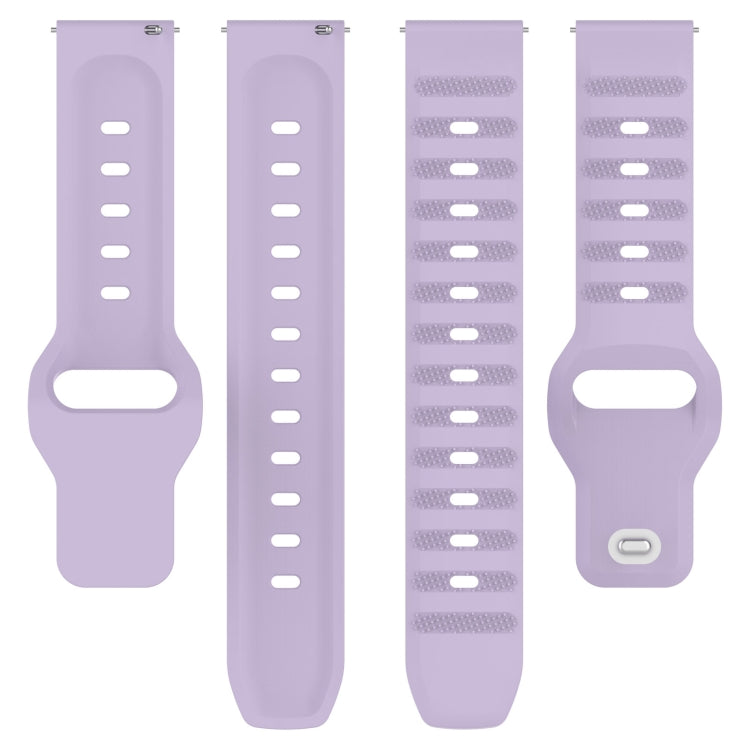 For Samsung Galaxy Watch 6 / 6 Classic Pockmark Texture Reverse Buckle Silicone Watch Band