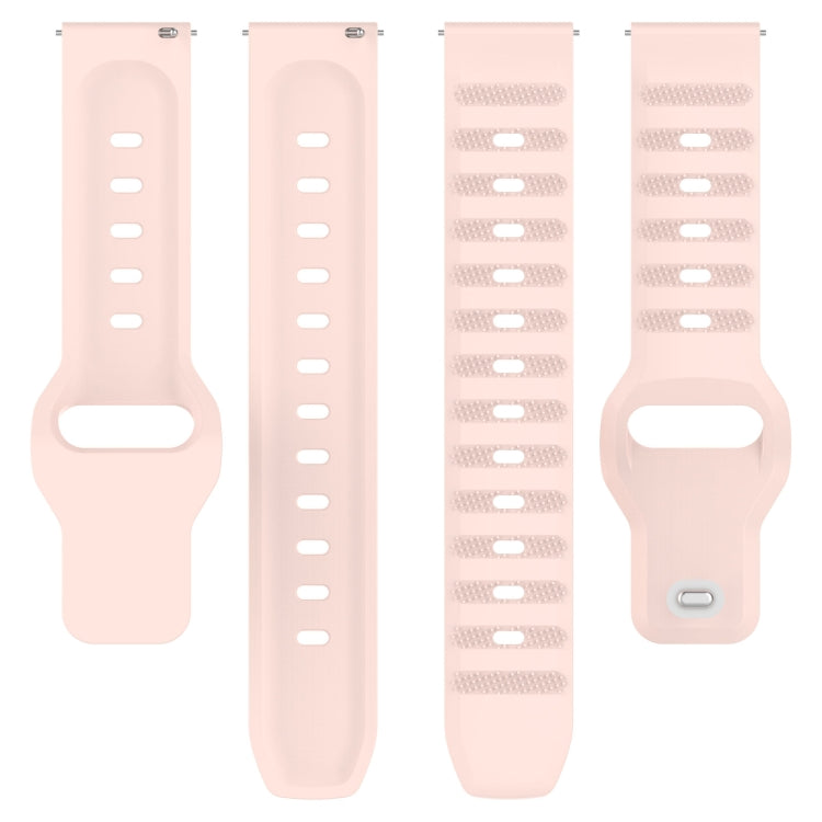 For Samsung Galaxy Watch 6 / 6 Classic Pockmark Texture Reverse Buckle Silicone Watch Band