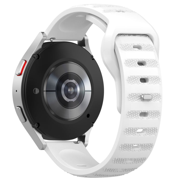 For Samsung Galaxy Watch 6 / 6 Classic Pockmark Texture Reverse Buckle Silicone Watch Band